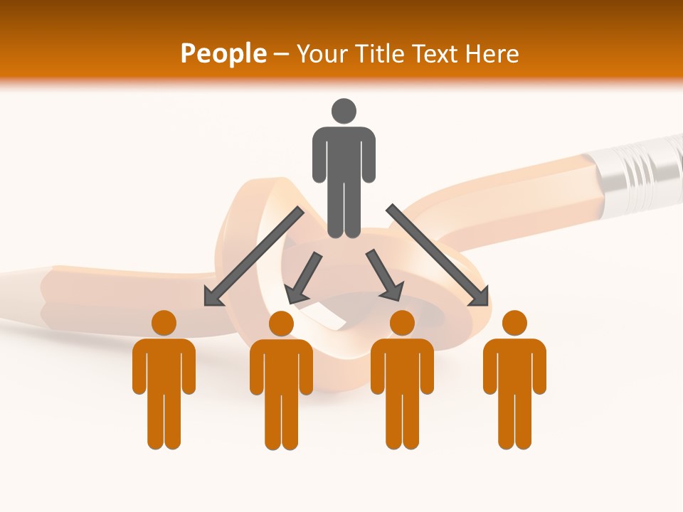 Isolated Yellow Sketch PowerPoint Template