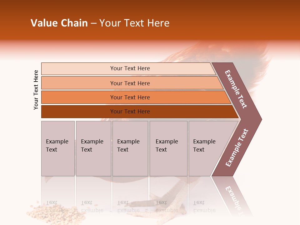 Hen One Isolated PowerPoint Template
