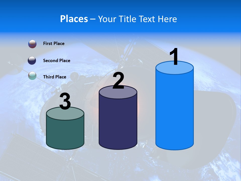Countdown Spaceship Launch PowerPoint Template