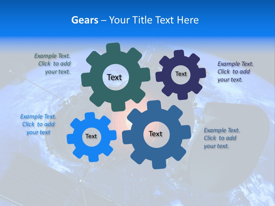 Countdown Spaceship Launch PowerPoint Template