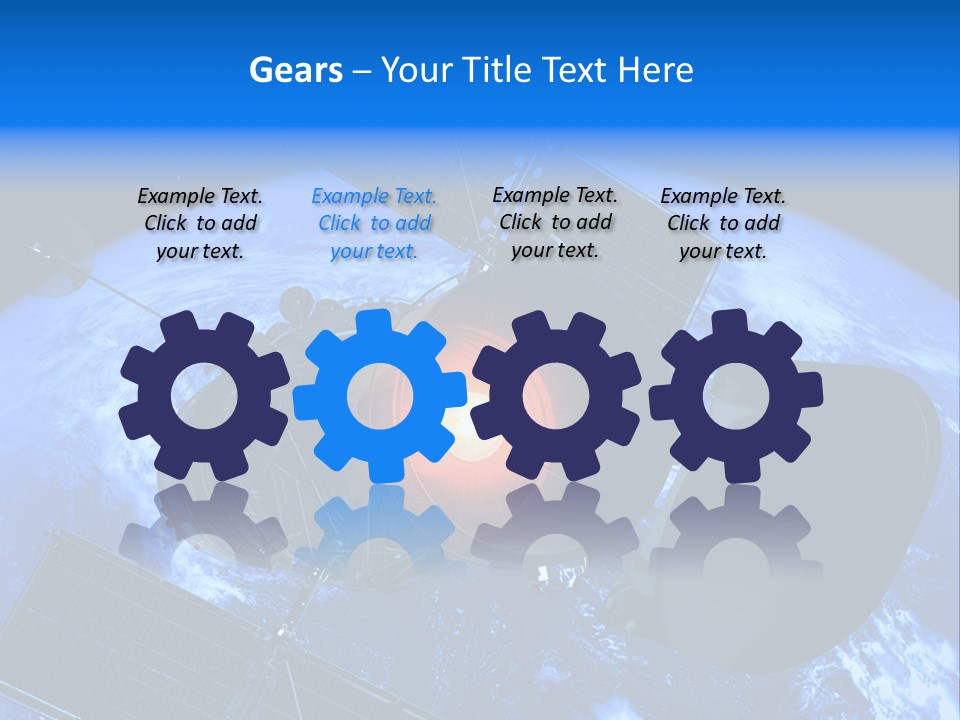 Countdown Spaceship Launch PowerPoint Template