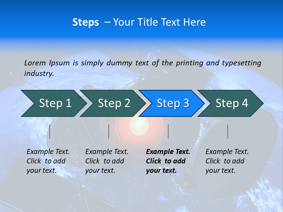 Countdown Spaceship Launch PowerPoint Template