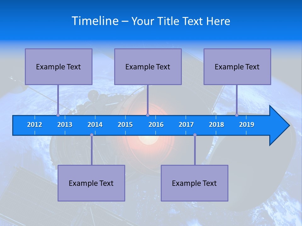 Countdown Spaceship Launch PowerPoint Template