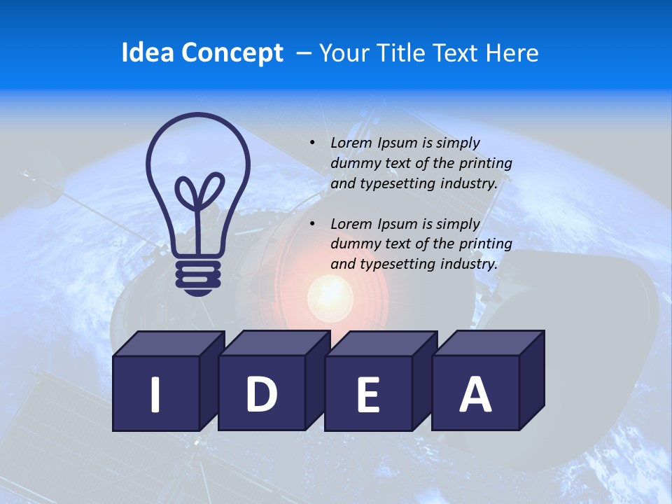 Countdown Spaceship Launch PowerPoint Template