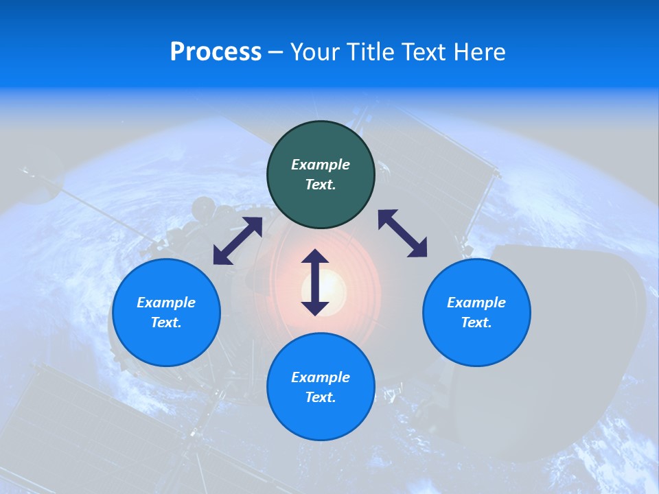 Countdown Spaceship Launch PowerPoint Template