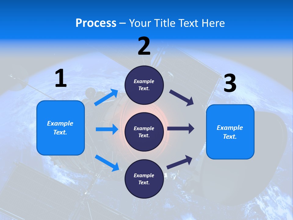 Countdown Spaceship Launch PowerPoint Template