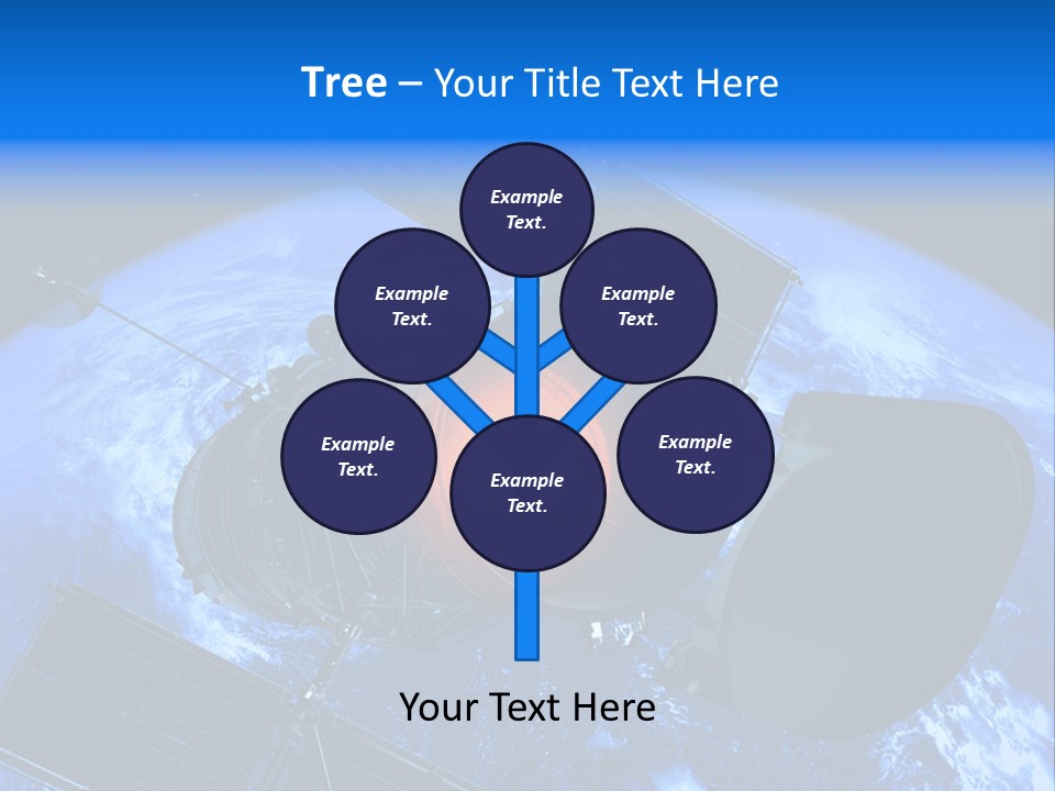 Countdown Spaceship Launch PowerPoint Template
