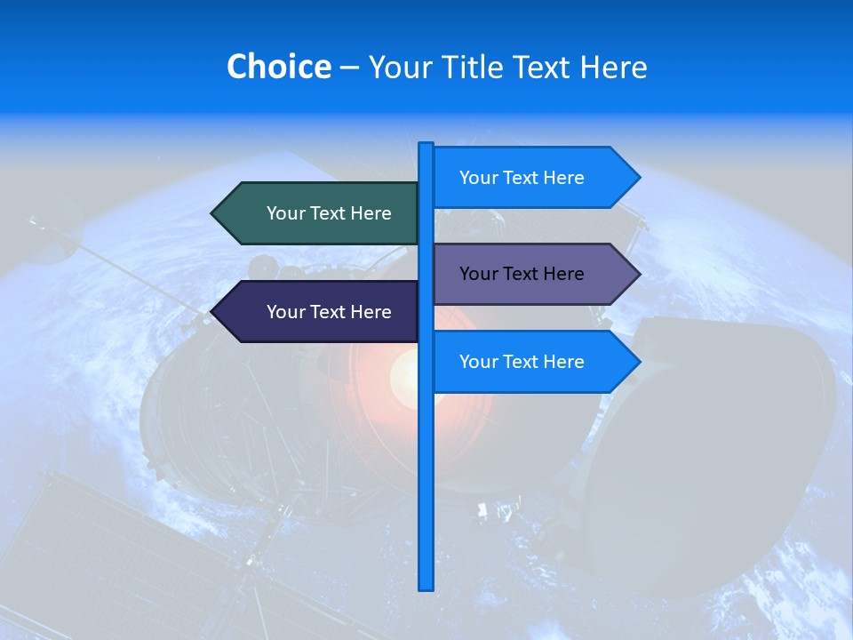 Countdown Spaceship Launch PowerPoint Template
