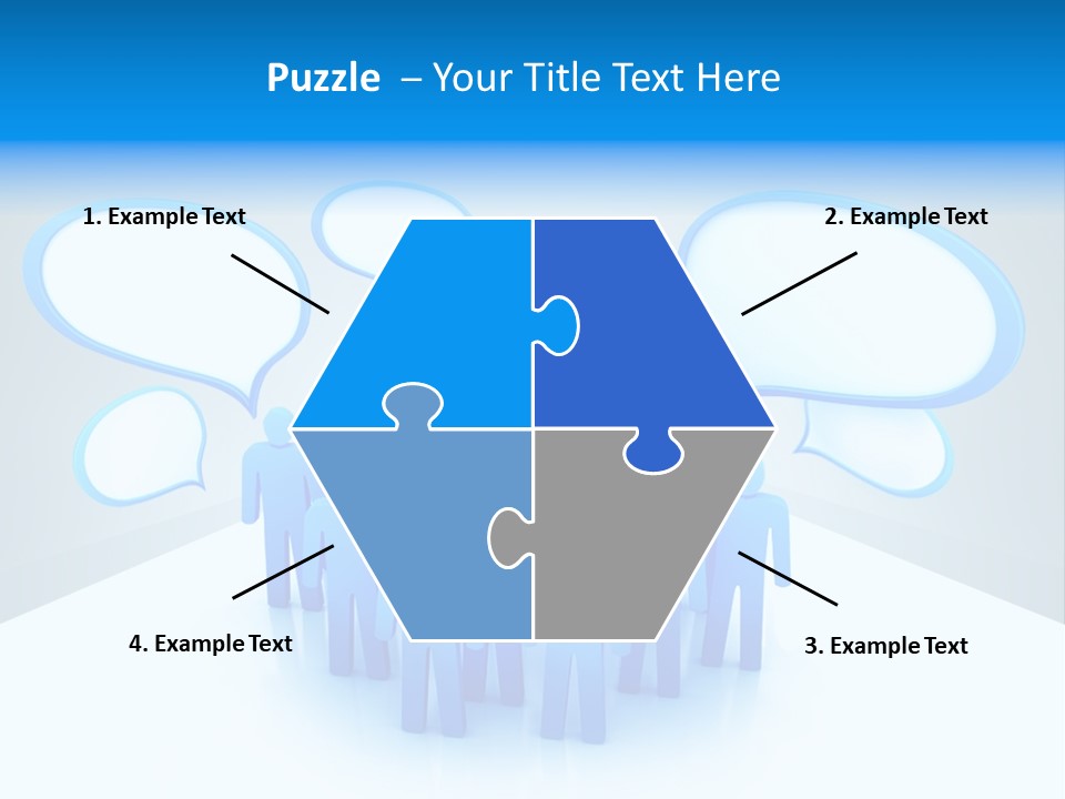 Dispute Group Debate PowerPoint Template