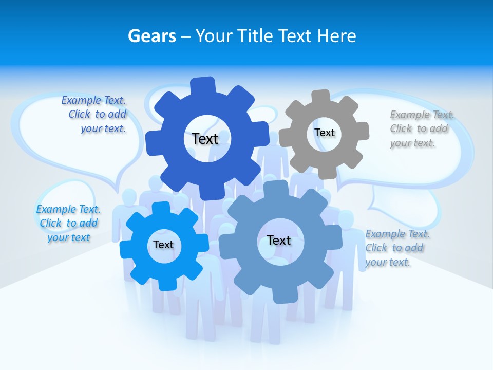 Dispute Group Debate PowerPoint Template