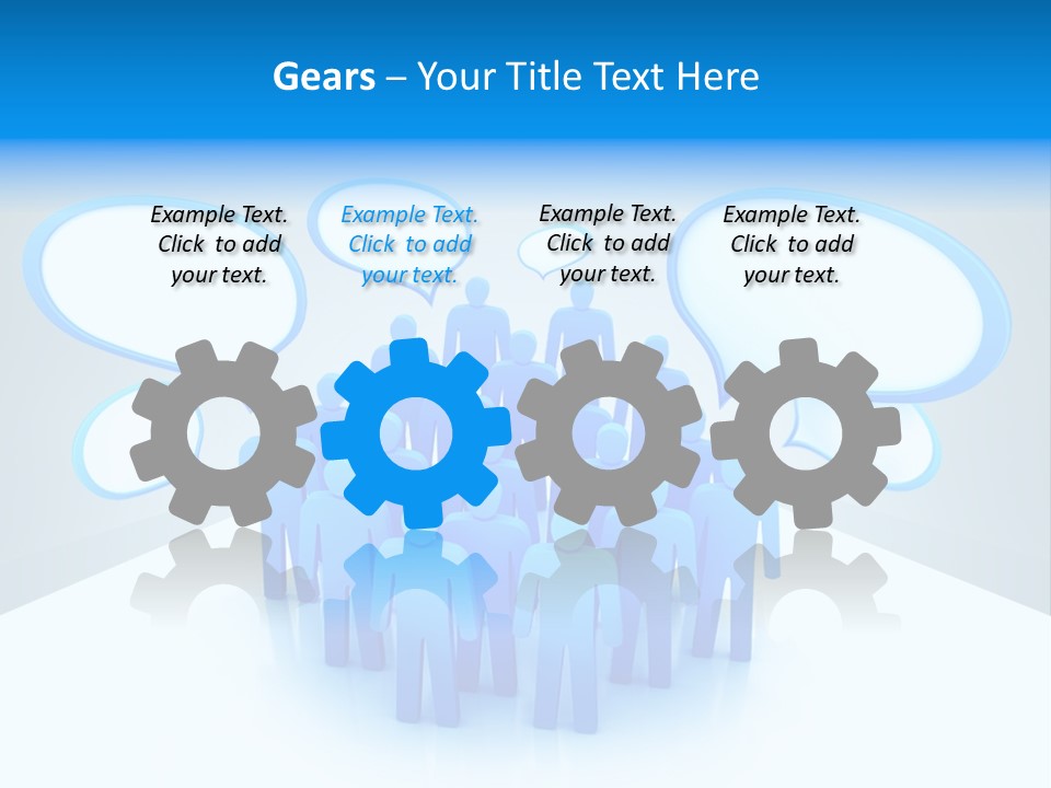 Dispute Group Debate PowerPoint Template