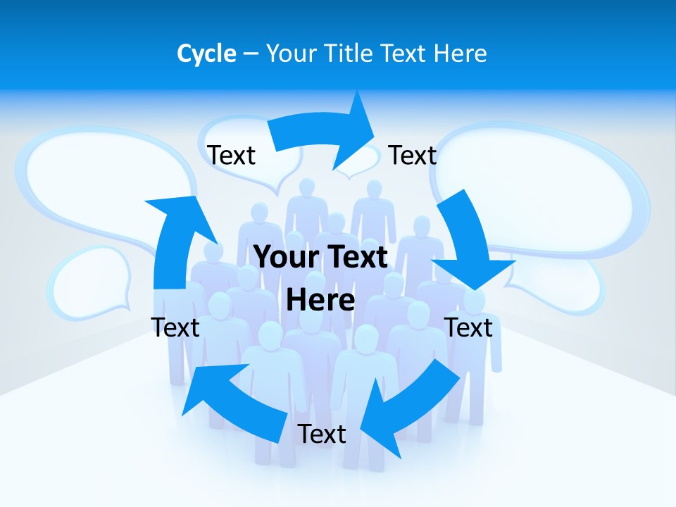 Dispute Group Debate PowerPoint Template