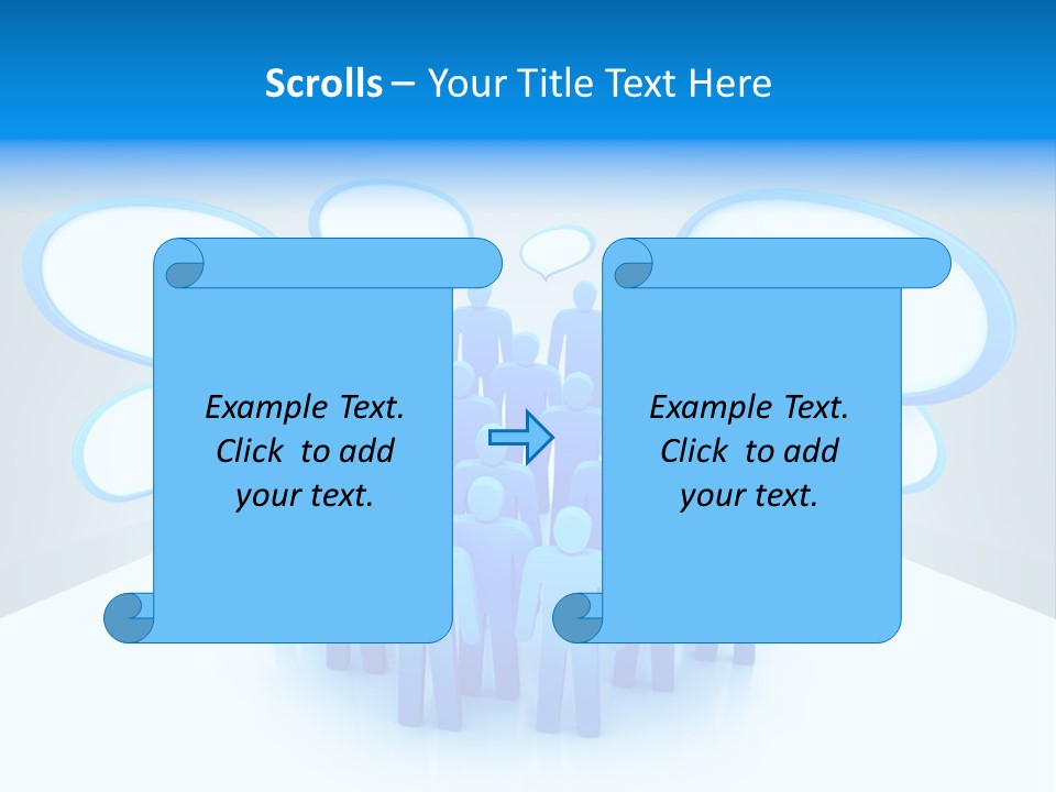 Dispute Group Debate PowerPoint Template