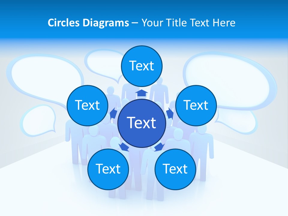 Dispute Group Debate PowerPoint Template