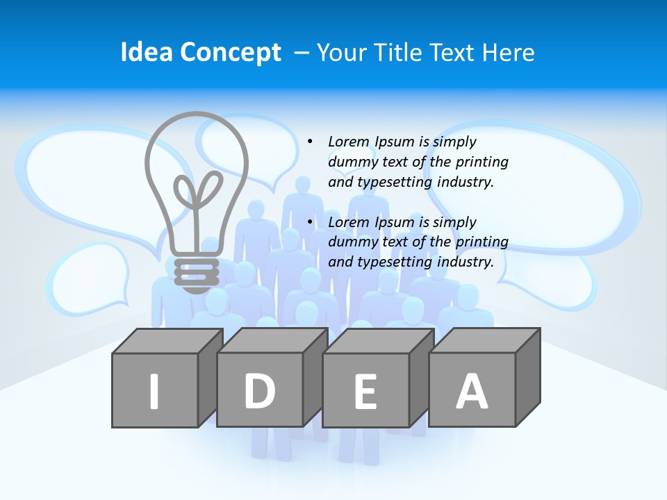 Dispute Group Debate PowerPoint Template