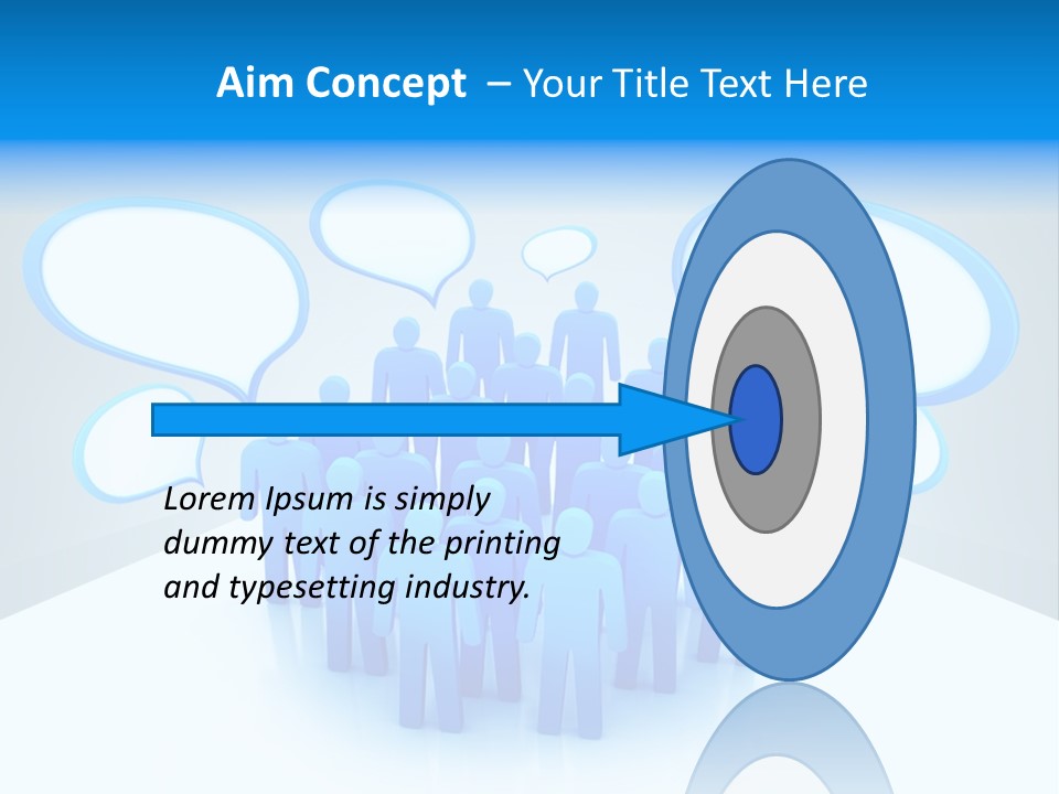 Dispute Group Debate PowerPoint Template
