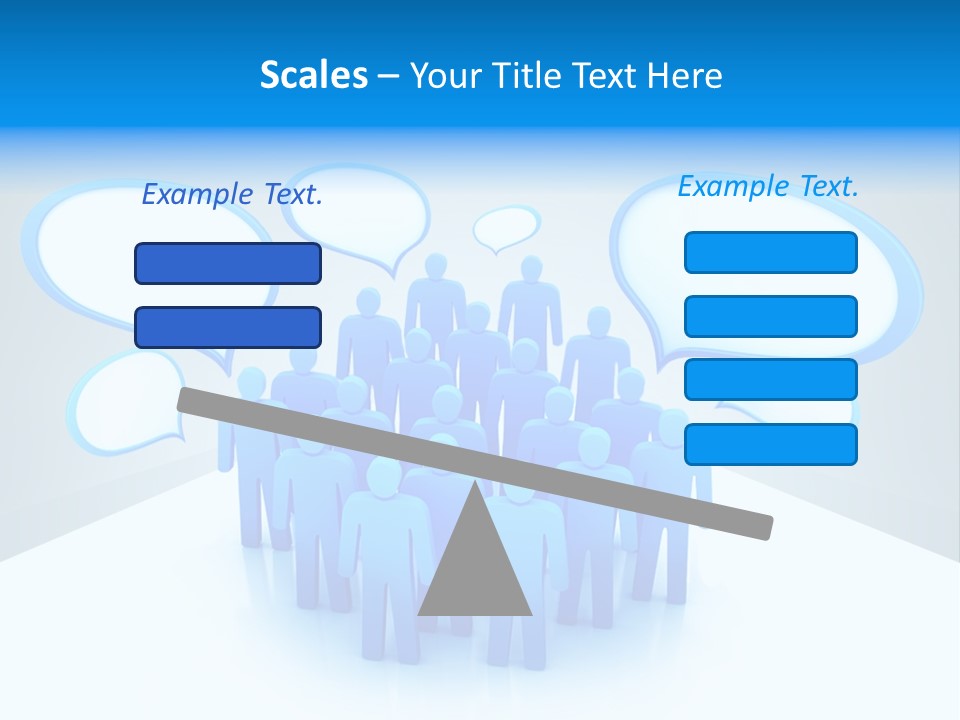Dispute Group Debate PowerPoint Template