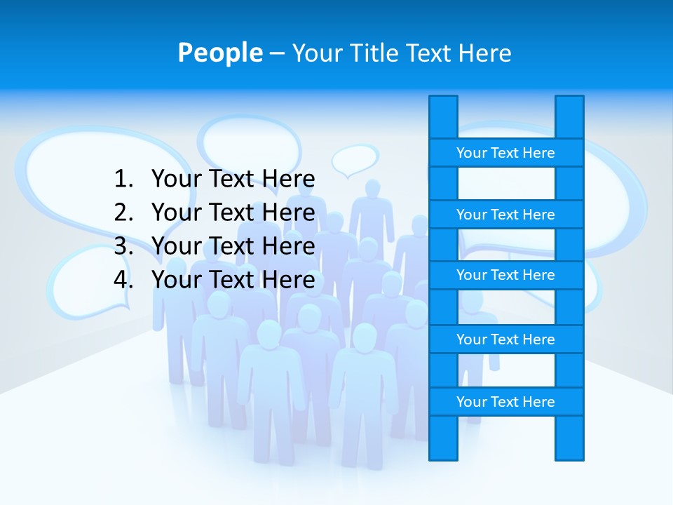 Dispute Group Debate PowerPoint Template