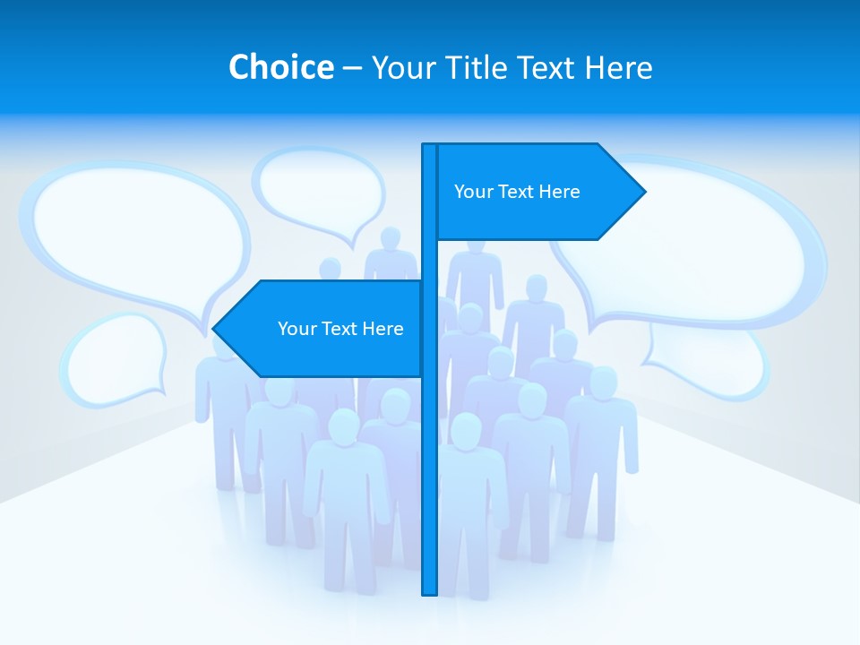 Dispute Group Debate PowerPoint Template