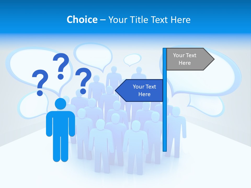 Dispute Group Debate PowerPoint Template