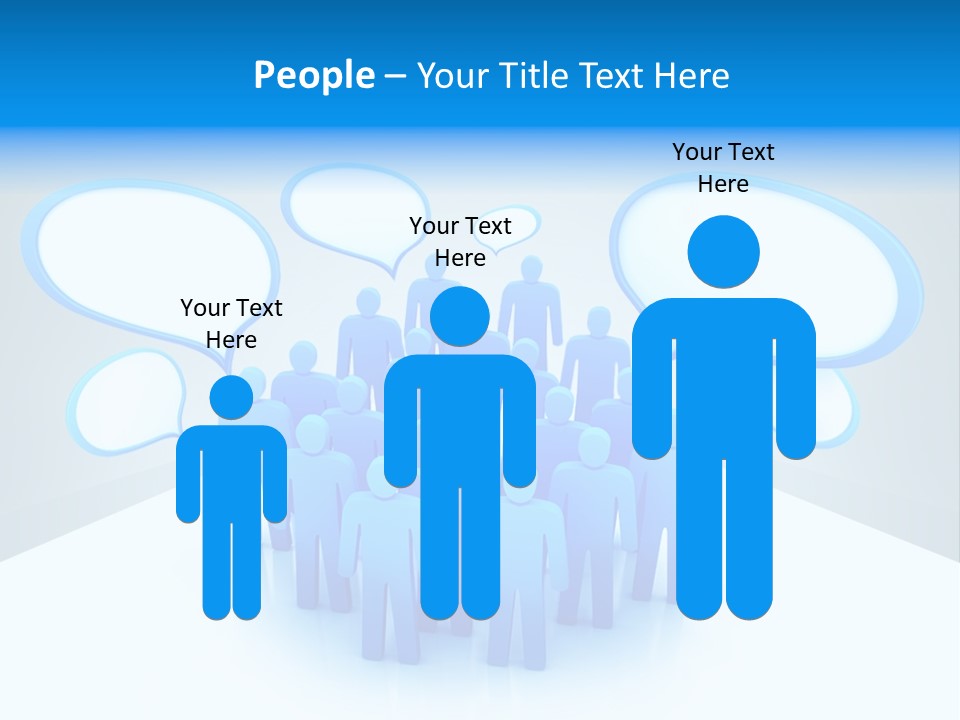 Dispute Group Debate PowerPoint Template
