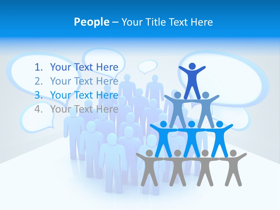 Dispute Group Debate PowerPoint Template