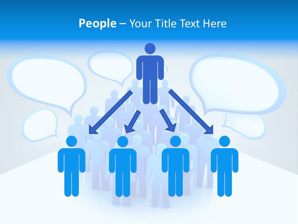 Dispute Group Debate PowerPoint Template