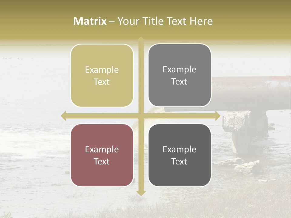 Sewer River Stream PowerPoint Template