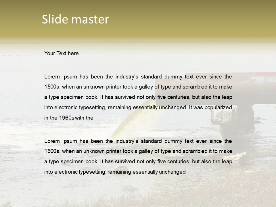 Sewer River Stream PowerPoint Template