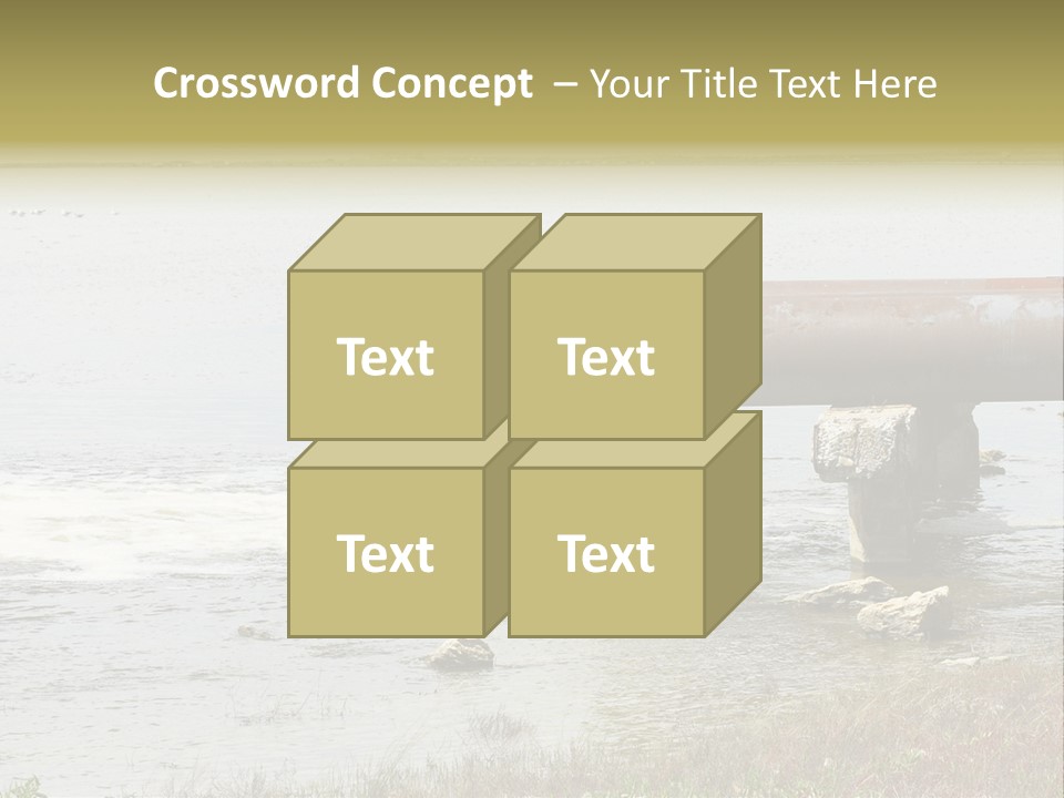 Sewer River Stream PowerPoint Template