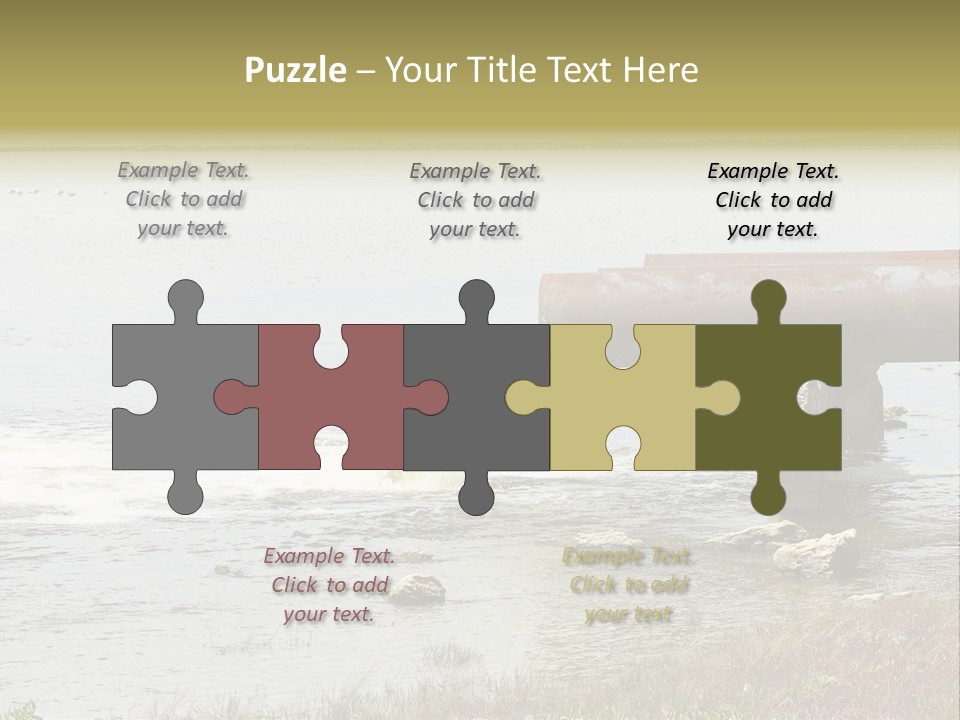 Sewer River Stream PowerPoint Template