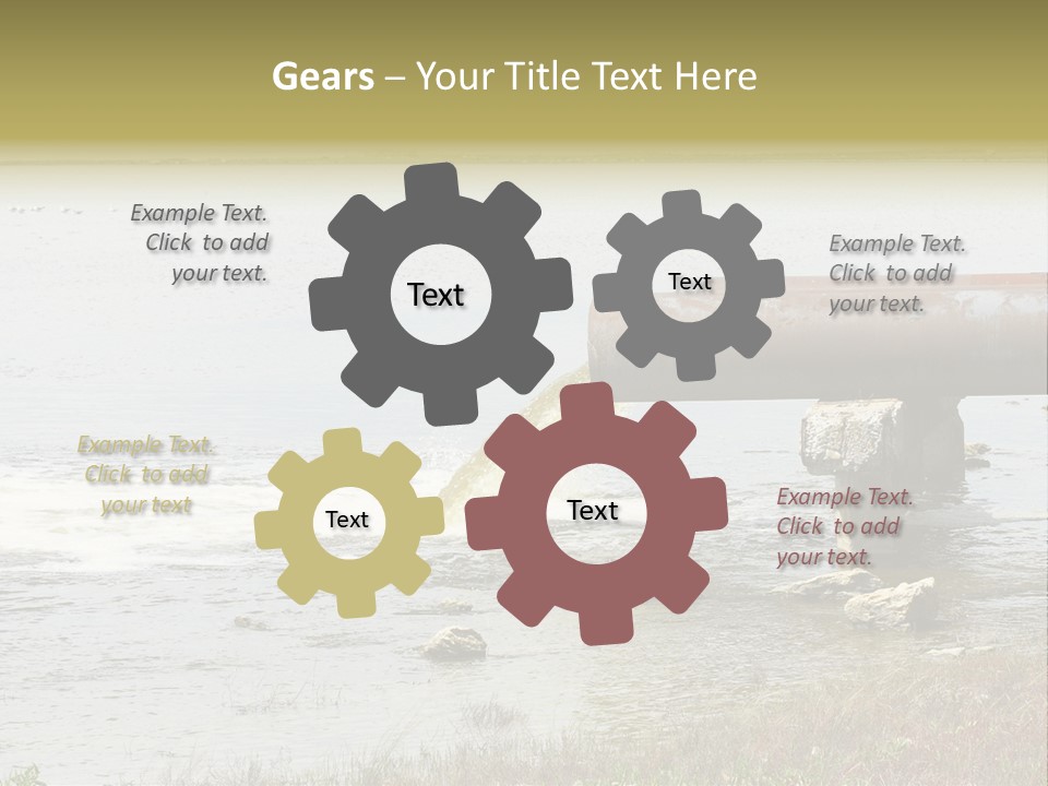 Sewer River Stream PowerPoint Template