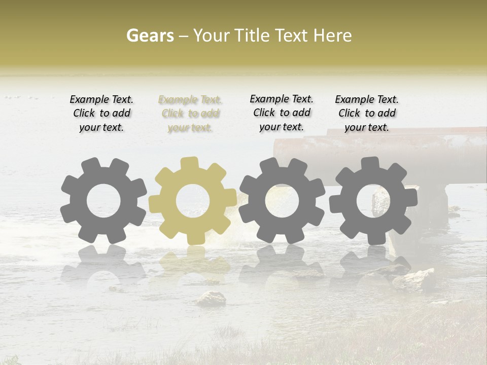 Sewer River Stream PowerPoint Template