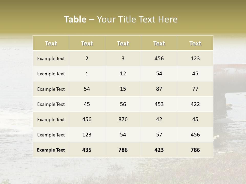 Sewer River Stream PowerPoint Template