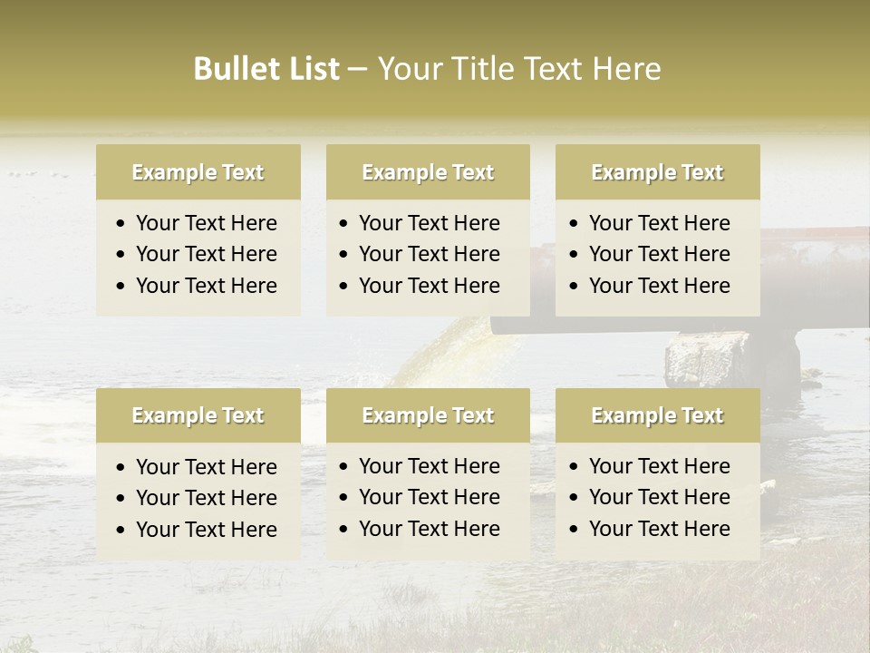 Sewer River Stream PowerPoint Template