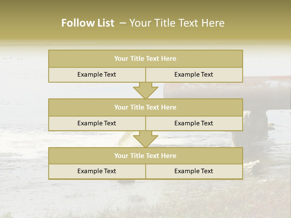 Sewer River Stream PowerPoint Template