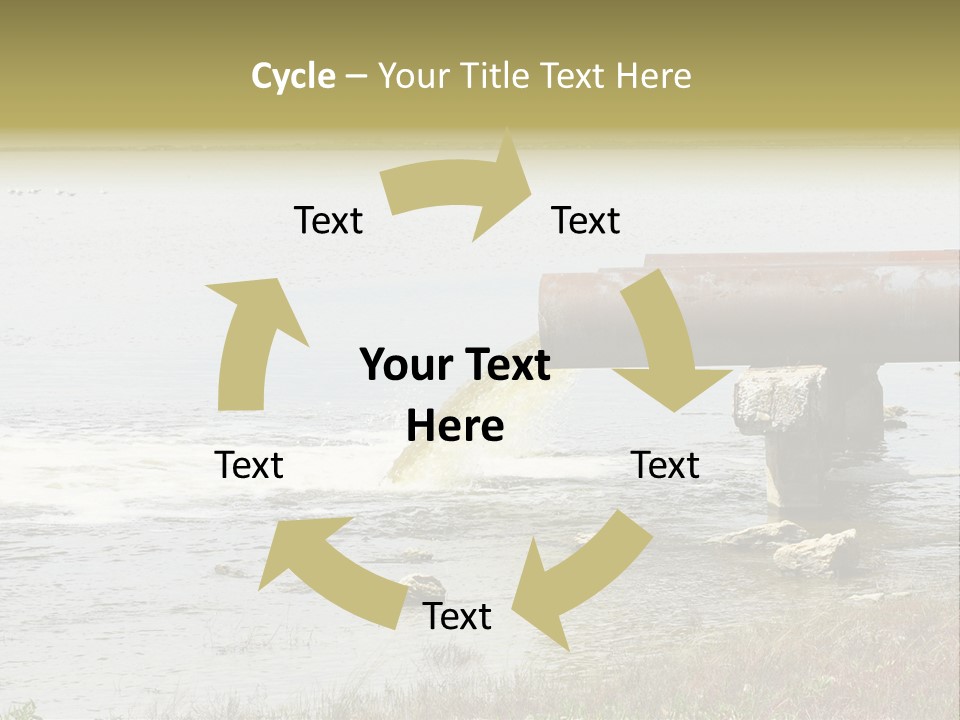 Sewer River Stream PowerPoint Template