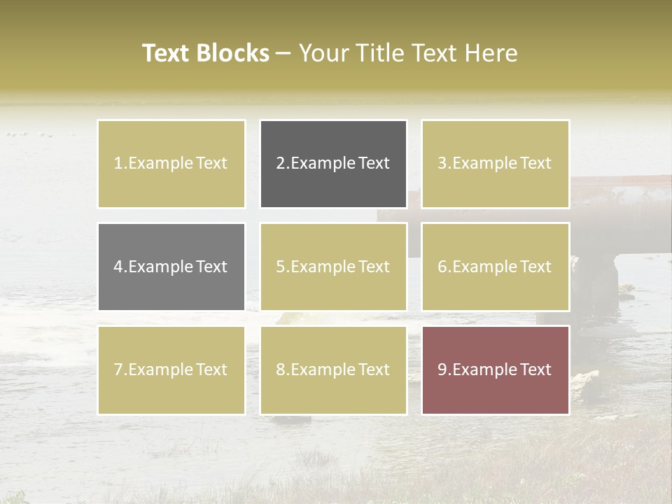 Sewer River Stream PowerPoint Template