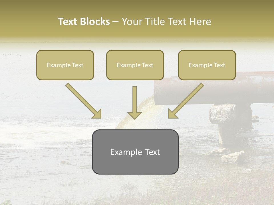 Sewer River Stream PowerPoint Template