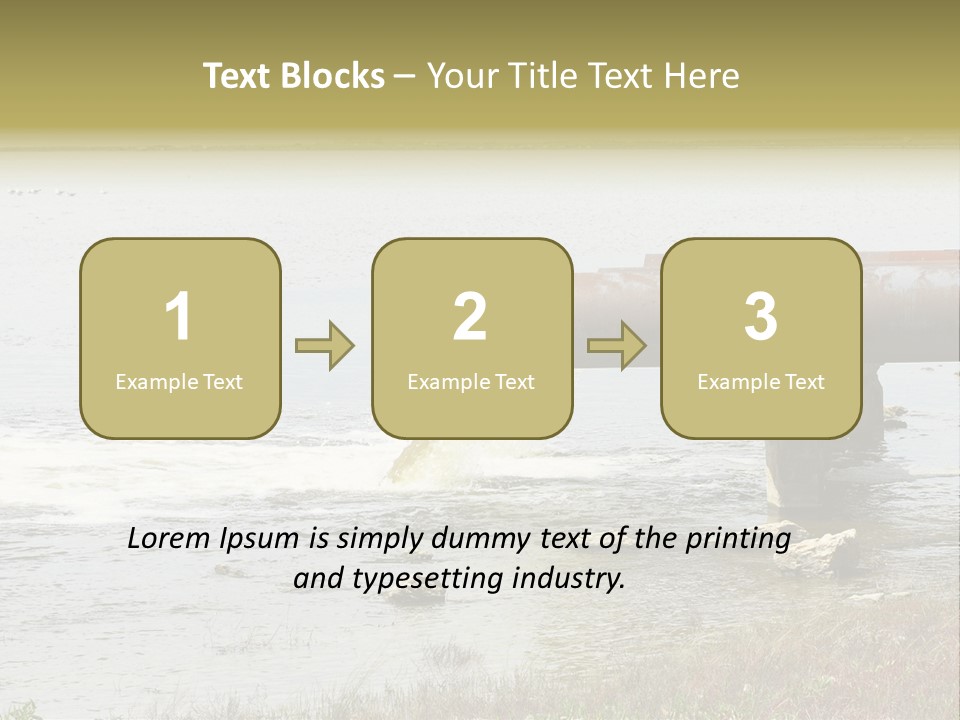 Sewer River Stream PowerPoint Template