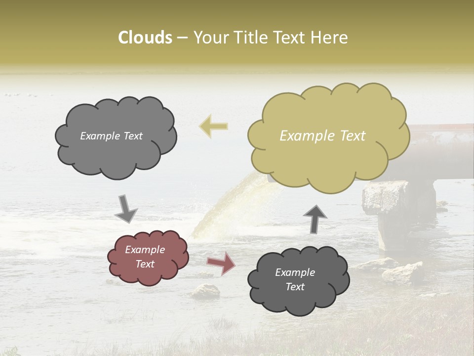 Sewer River Stream PowerPoint Template