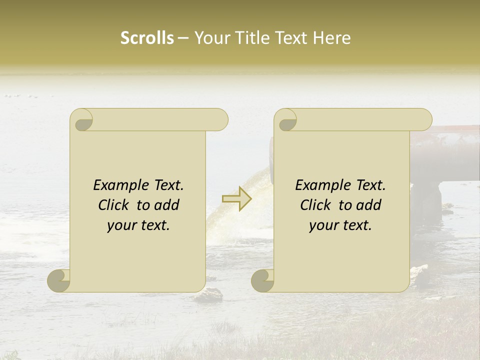 Sewer River Stream PowerPoint Template