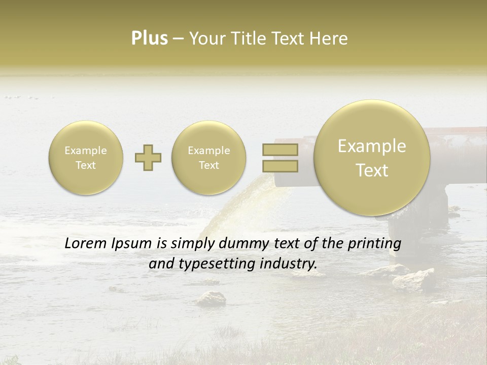 Sewer River Stream PowerPoint Template