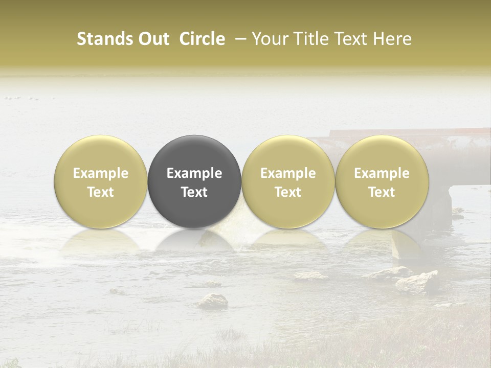 Sewer River Stream PowerPoint Template