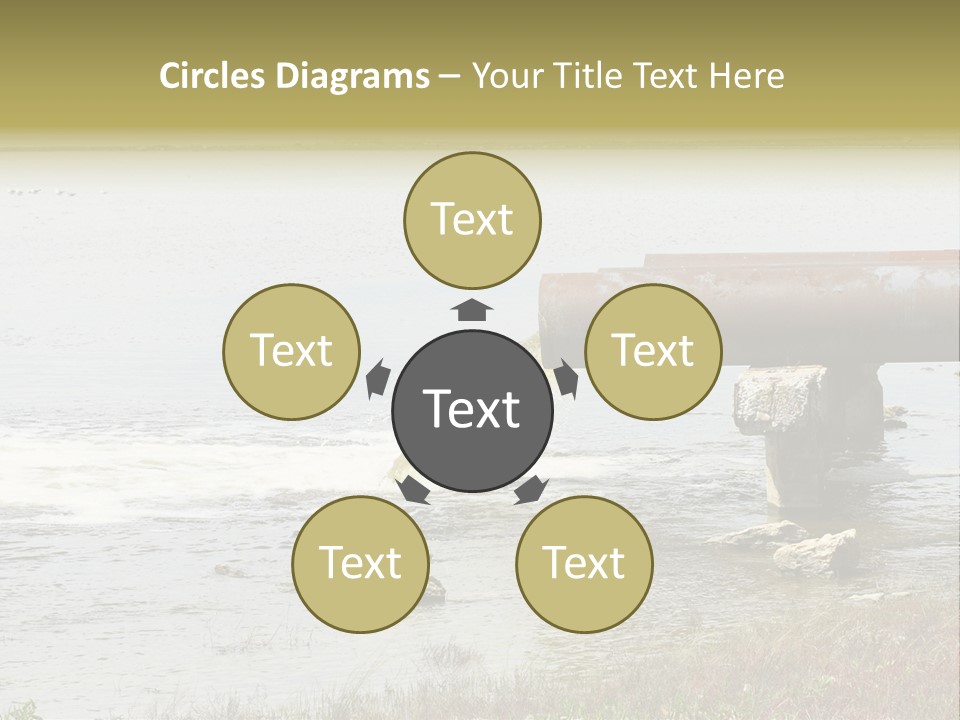 Sewer River Stream PowerPoint Template