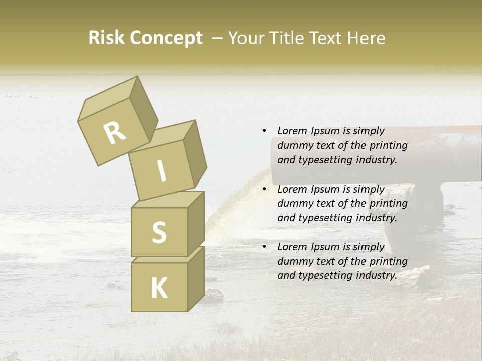 Sewer River Stream PowerPoint Template