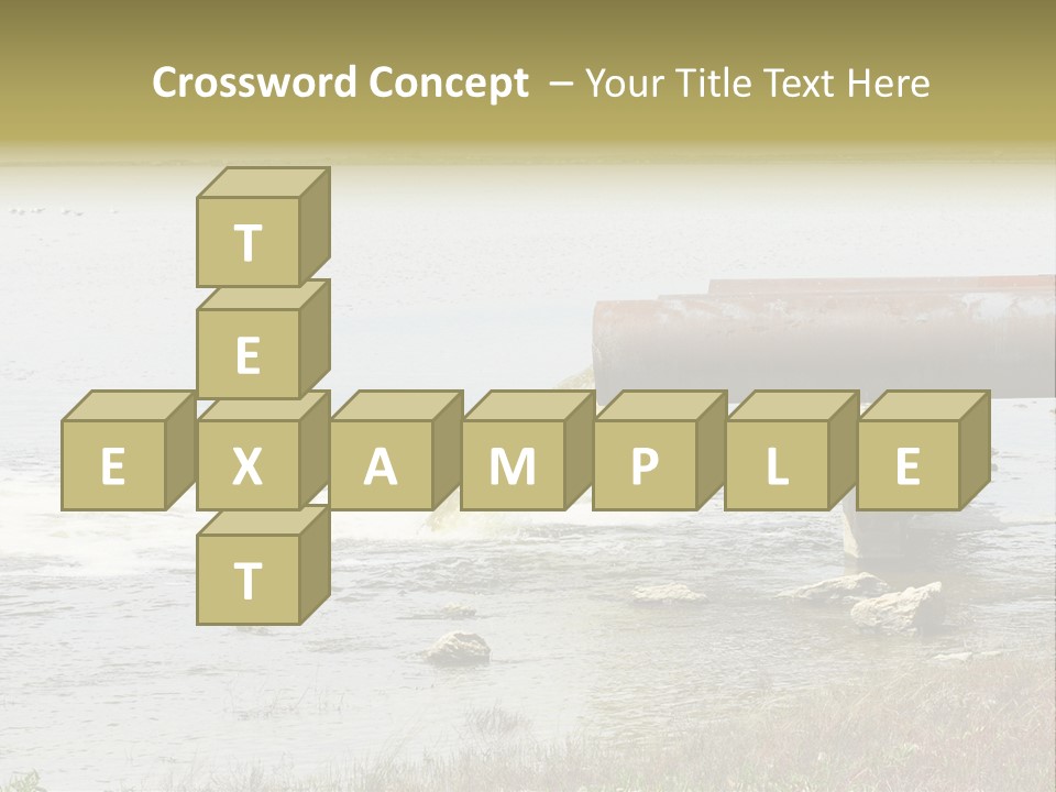 Sewer River Stream PowerPoint Template