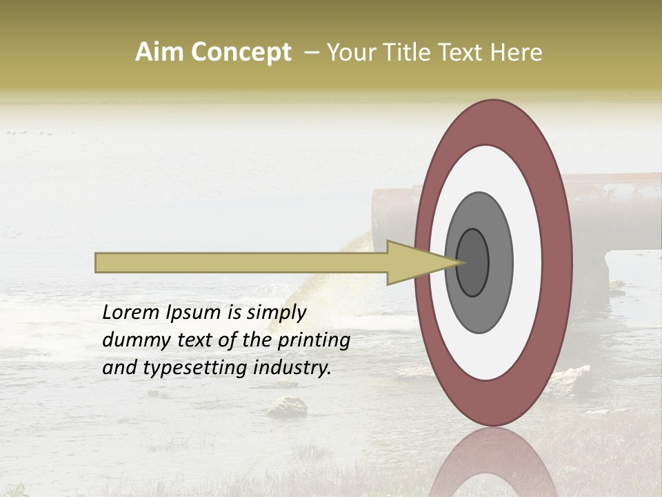 Sewer River Stream PowerPoint Template