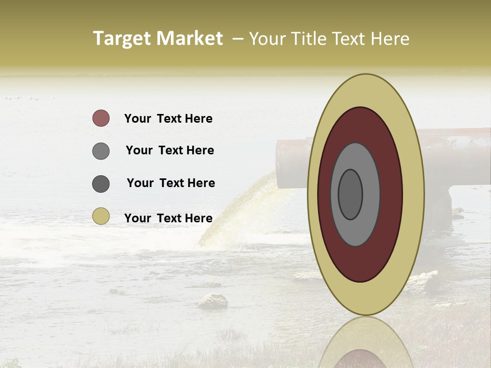 Sewer River Stream PowerPoint Template