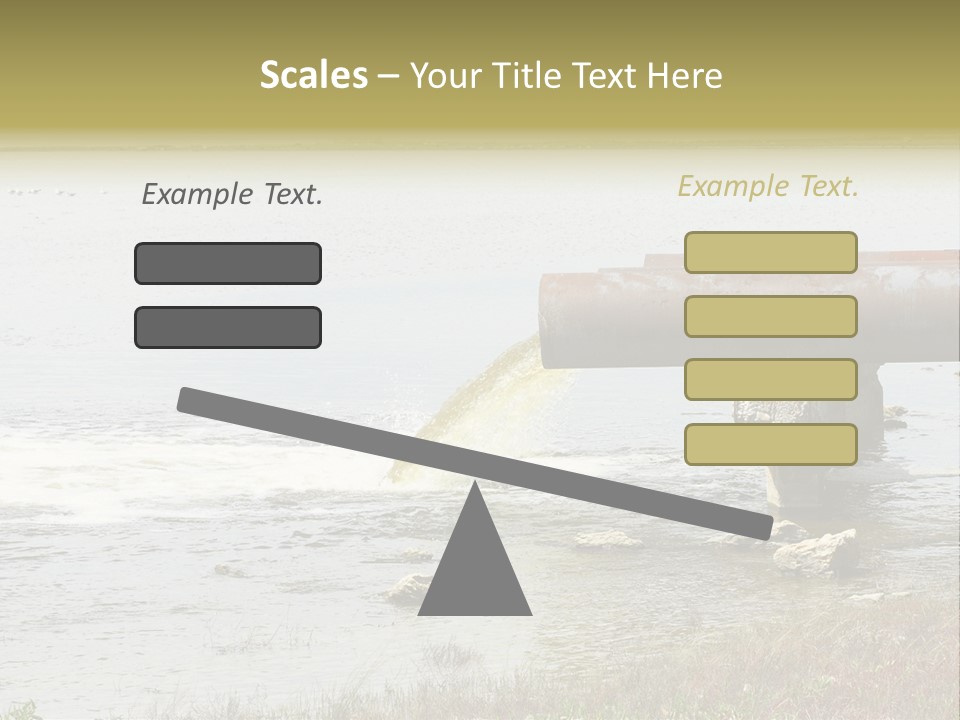 Sewer River Stream PowerPoint Template